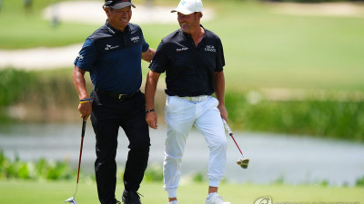 최경주, PGA 챔피언스투어 제임스 하디 인비테이셔널 준우승