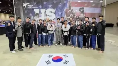 더킹태권도선수단, 창단 첫해 US오픈 준우승