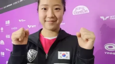 中왕이디에 막힌 신유빈''지침 반,설렘 반'중국의 벽,그래도 계속 도전해야죠'