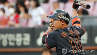 2군 폭격한 한화 하주석, 올 시즌 첫 1군 등록…팀 타선 구할까