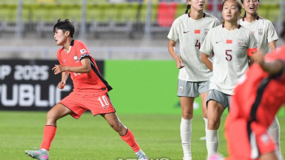 [포토]중국 얼어붙게 만든 지소연의 극적인 동점골
