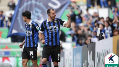 ‘조커 무고사’ 통했다 PK 결승포! 인천, 충남아산 2-1 꺾고 3G만 승전고…수원삼성과 다시 ‘승점 7 격차’ 선두 행진 [SS현장리뷰]