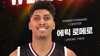 파나마 국대 출신 빅맨 합류… 현대모비스, 외국인 선수 에릭 로메로 영입