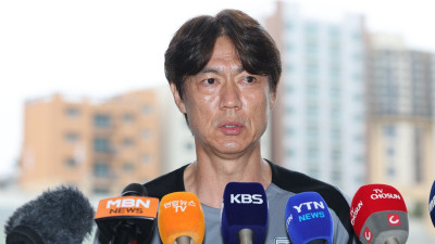 “즐거운 마음으로” 한일전 앞둔 홍명보 감독의 주문