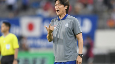 [포토] 작전 지시하는 홍명보 감독