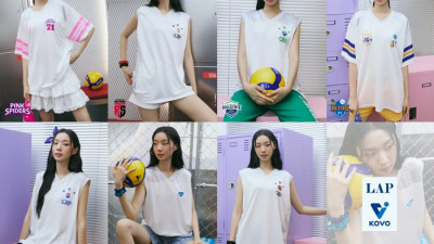 V리그, 패션브랜드 LAP-식품 아미고 나쵸와 콜라보 상품 출시