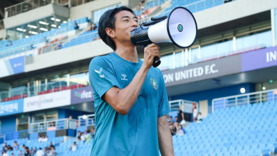 안산 조지훈, 인천 원정서 팬들에게 깜짝 ‘역조공’