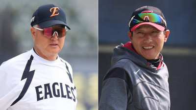 한화·LG 승률 0.004 ‘한끗차’… 명장 수싸움에 선두 달렸다