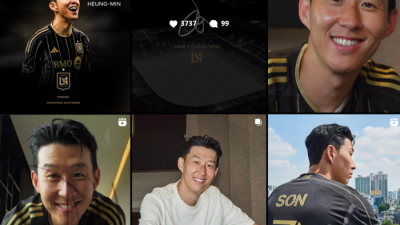 손흥민 영입한 LA FC, 폭풍 게시글로 입단 환영...SNS 팔로워 급상승 ‘베컴도 등판’