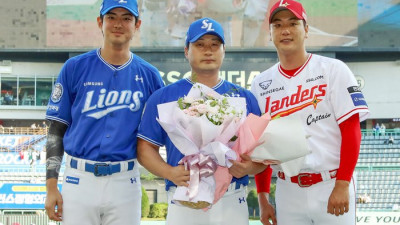 GOOD BYE 오대장! SSG전서 팬들에게 고별인사 전했다…“야구 앞으로도 많이 응원해 주세요” [SS문학in]