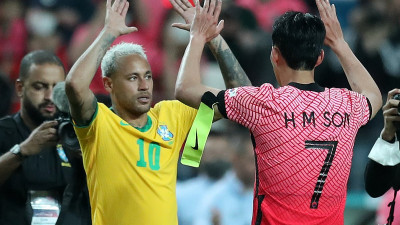 손흥민-네이마르 맞대결 성사… 한국, ‘삼바 축구’ 브라질과 10월 평가전