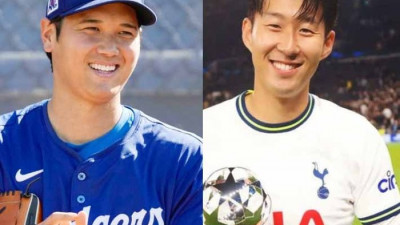 “연습해야겠다” 손흥민, LAD 마운드 선다…오타니와 韓·日 슈퍼스타 조우