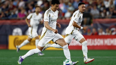 ‘이게 손흥민 효과!’ 결승골 기점+MLS 1호 도움…골 없어도 빛난 존재감! LAFC, 뉴잉글랜드 2-0 완파 [MLS 27R]