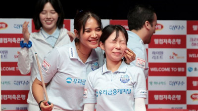 우리금융캐피탈·크라운해태, 1R 부진딛고 ‘반전의 2연승’ [PBA팀리그 2R]