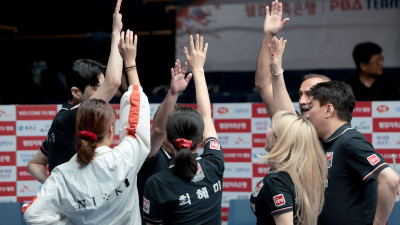 ‘2R 우승팀은 최종일에 결정!’ 하나카드·웰컴저축은행·휴온스, 3파전 압축