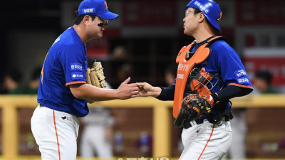 [포토]한화 김서현, 키움전 1이닝 무실점 시즌 28 세이브