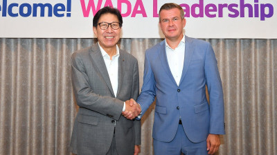 WADA 회장단,  부산 총회 D-100 기념 방한