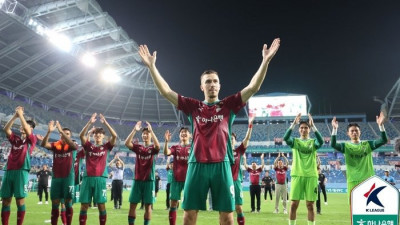 ‘안톤 추가시간 역전포’ 대전, 김천 2-1 꺾고 연패 탈출 ‘3위 도약’…강원은 ‘5연승 도전’ 포항 1-0 제압 [K리그1]
