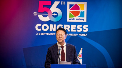 한규형 대한양궁협회 부회장, 세계양궁연맹 부회장 연임