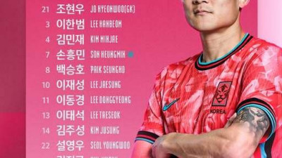 손흥민 원톱 출격, 이강인·옌스 카스트로프 벤치 출발… 홍명보호 미국전 선발 라인업
