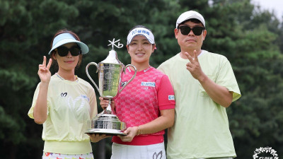 지난해 신인왕, 올해는 대상 넘보는 유현조, KB금융 스타챔피언십 2연패… 대상·상금 1위 올라