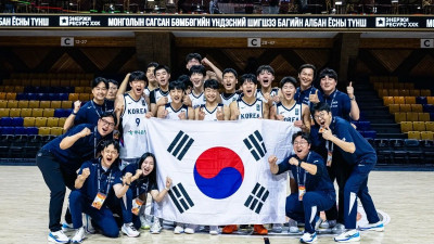 ‘역전에 재역전’ U16 남자농구, 이란 잡아내며 아시아컵 5위 마침표
