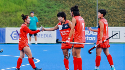 여자하키, 말레이시아전 5-0 완승… 아시아컵 4강행