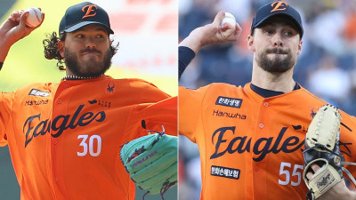 폰세·와이스, 한화 구단 역대 5번째 '15승 듀오'…단기전 활약 기대