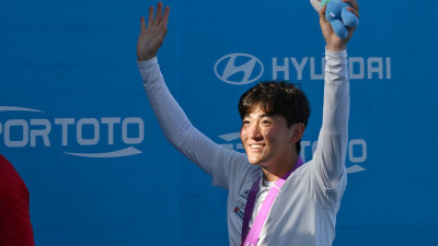 김제덕, 광주 세계양궁선수권서 동메달… 메이저 대회 첫 메달