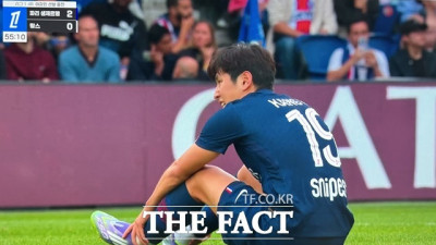 이강인 '발목 부상', 랑스전 선발 출격 57분 만에 '교체 불운'...PSG 4연승