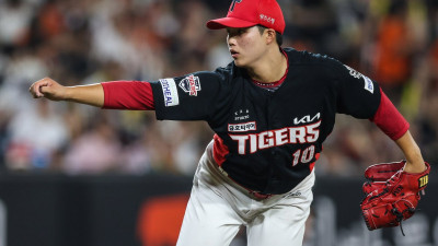 “한화전 나갑니다” 볼 스피드 UP! ‘아기호랑이’ 김태형, 데뷔 첫 선발등판 앞둬