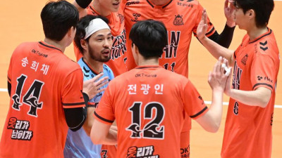 OK저축은행, KB손해보험도 3-0 셧아웃 제압하고 대회 ‘2연승’