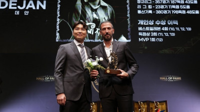 K리그 제2회 명예의전당 헌액… 데얀·故 유상철·김병지·김주성, 김호 전 감독, 정몽준 명예회장