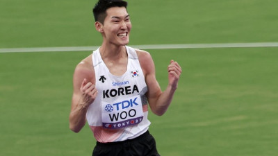 [속보] ‘아깝다’ 우상혁, 도쿄세계선수권서 준우승…‘파리 챔피언’ 커 금메달
