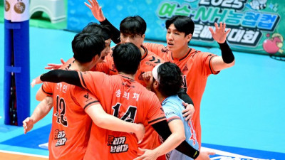 송희채·신장호·전광인 52점 합작…OK저축은행, 한국전력 3-2로 꺾고 결승전 선착[현장리뷰]