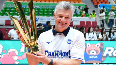 ‘KOVO컵 우승’ 대한항공, 헤난 감독의 미소 “정말 강팀은 끝까지 멘털 유지한다”