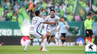 김천, 전북 우승 조기 확정에 ‘고춧가루’…대전도 대구 잡고 승점 차 좁혀[K리그1 종합]