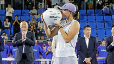 코리아오픈 ‘첫’ 출전에 우승한 시비옹테크 “내년에도 건강·여건이 허락한다면 다시 참가하고 싶다”