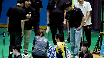 현대건설 양효진, 왼쪽 무릎 염좌 진단… 추후 경과 관찰 필요