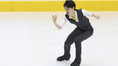 금메달 향해… 피겨 서민규, 주니어 그랑프리 5차 쇼트 1위