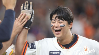역전승 발판 된 노시환의 황금발… ‘홈 스윗 홈’ 한화, LG 꺾고 2.5G 차 추격