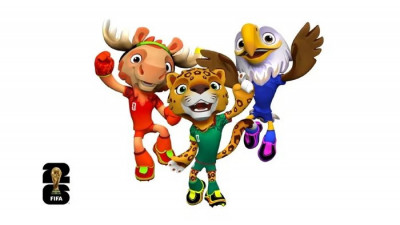 메이플·자유·클러치…FIFA, 북중미 월드컵 3종 마스코트 공개