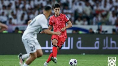 ‘악! 무릎’ 홍명보호 핵심 박용우 쓰러졌다…UAE리그서 전반 18분만에 교체 아웃…십자인대 파열 의심