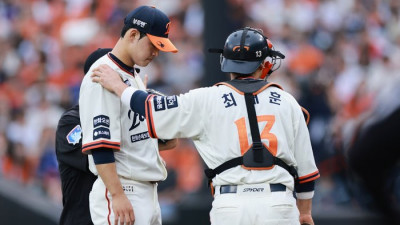 ‘0.2이닝 6실점’ 고개 숙인 문동주→괜찮다, ‘진짜’ 한국시리즈에서 잘 던지면 된다 [SS대전in]