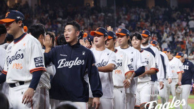 ‘안방에서 LG 축포 볼 수 없다’ 정우주 호투한 한화, ‘천적’ 임찬규 두드리며 7-3 승리… 1위 불씨 살렸다