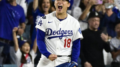 챔피언 위엄! ‘야마모토 9K+사사키 호투’ LAD, CIN 꺾고 NLDS 진출…김혜성 벤치-오타니 등판 없다