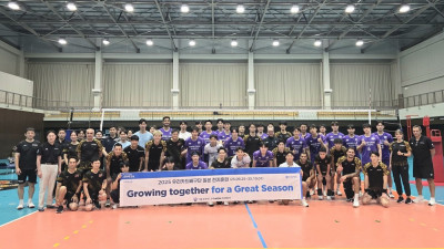 7년 만의 전지훈련 마친 우리카드… “올해는 배구 길게 하고파”