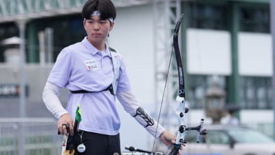 [포토]박주혁, 정몽구배 양궁 리커브 4강 진출