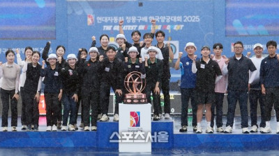 총상금 6억원에 슈팅 로봇까지 등장…악천후 속에서도 대회 위상 재확인한 정몽구배[SS현장]