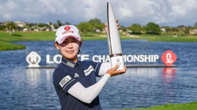 '돌격대장' 황유민, 미국 무대 정상 환호(종합)